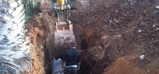 עבודות ניקוז ברחוב חותמי המגילה